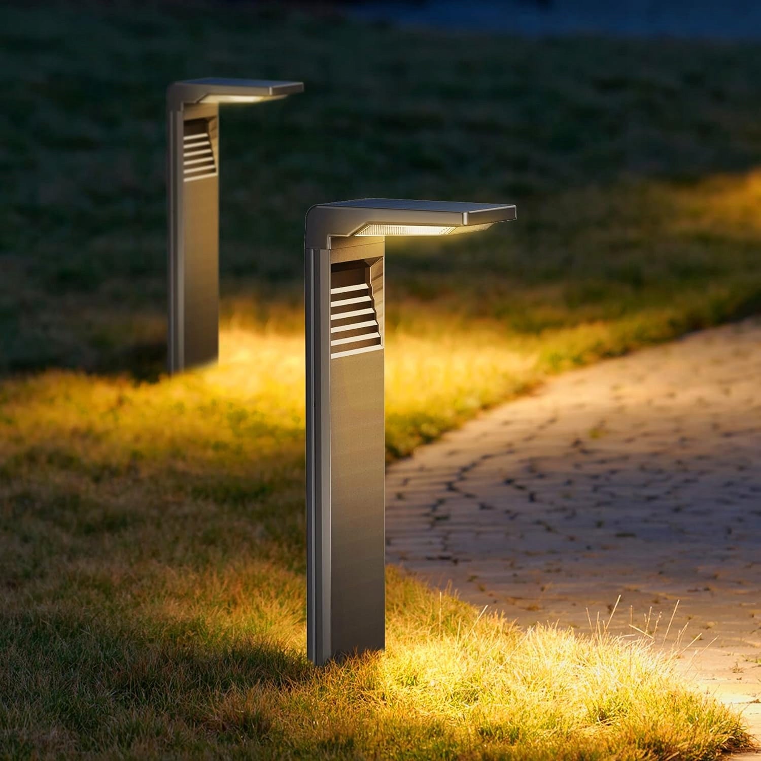 4 PCS SOLAR LAMP LED GARDEN POST PUNCHED SKEWER TWILIGHT SENSOR Manufacturer code 4 SZT Everfarel