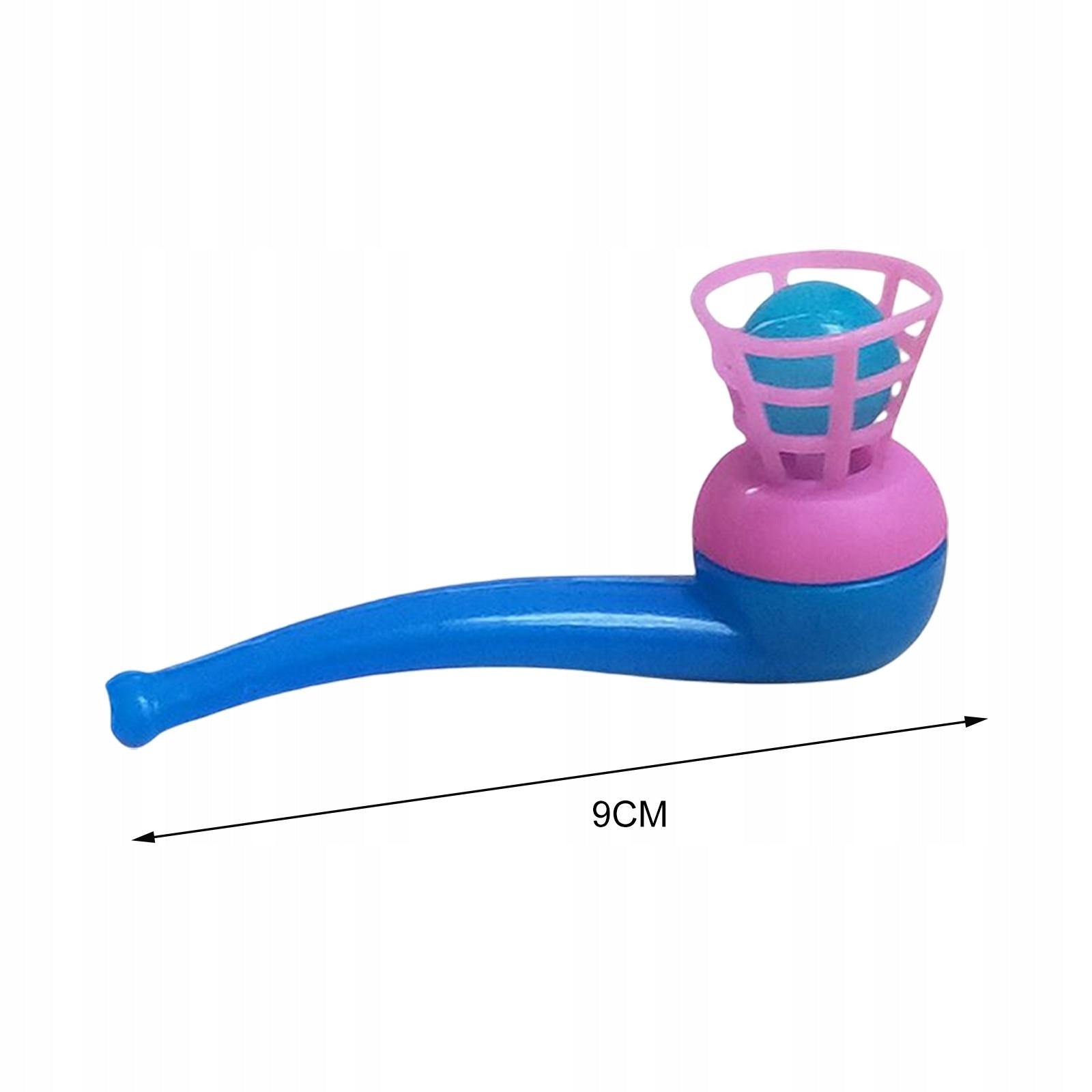 4 Pieces Floating Blow Pipe Balls Blowing Pipe Balls Toys for Toddler Gift Medical device no