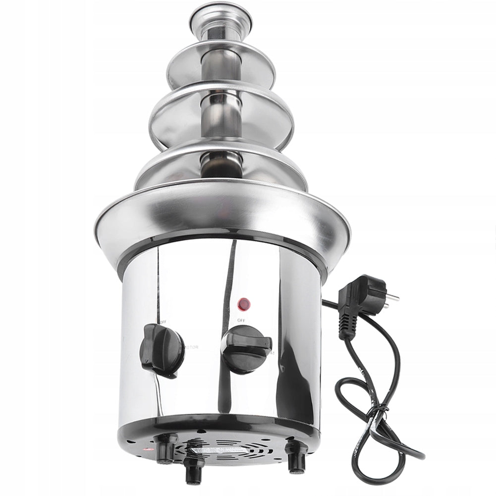 4-Tier Electric Chocolate Melting Fountain. Fondue Maker NA Dominant color multicolor