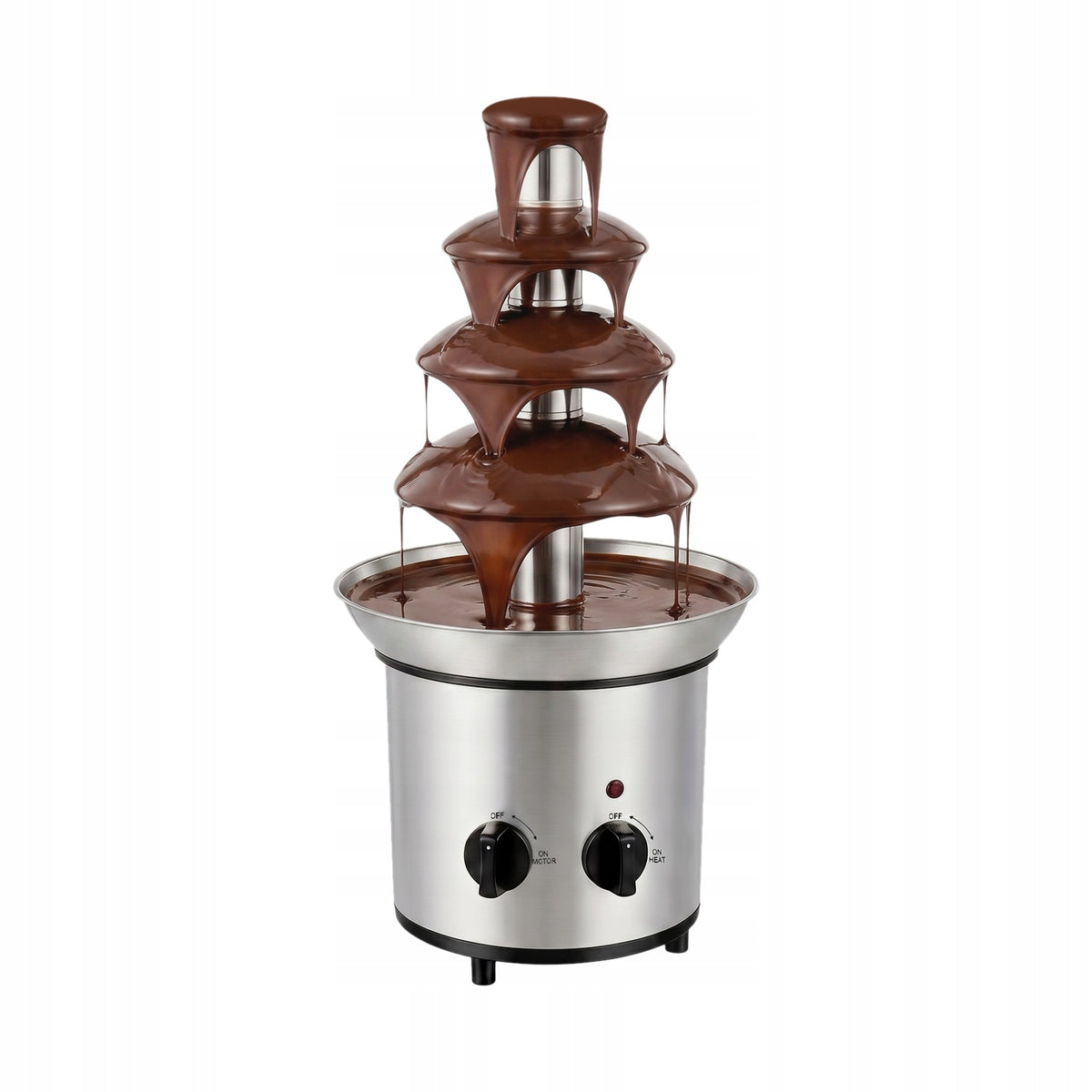 4-Tier Electric Chocolate Melting Fountain Machine 170W Brand no brand