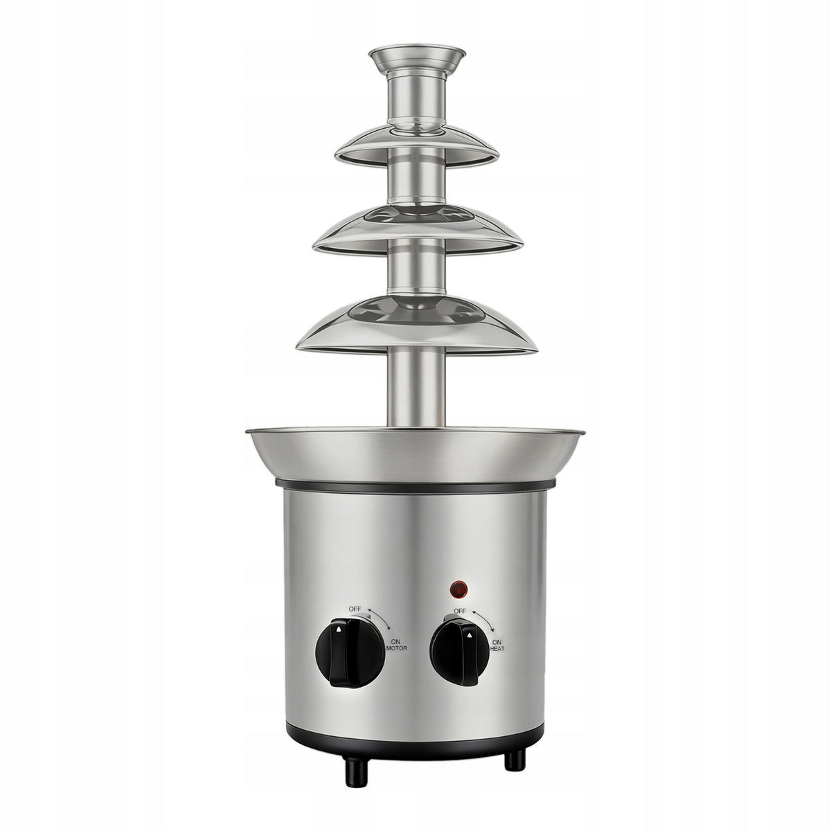 4-Tier Electric Chocolate Melting Fountain Machine 170W Manufacturer code JJFTL8-000400EU