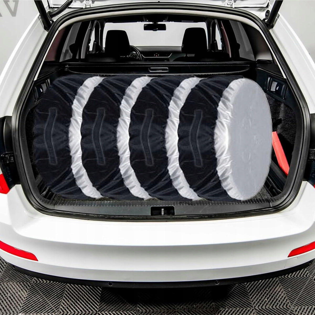 4 WHEEL TYRE COVERS RIM 13-19 INCHES Manufacturer's catalog number POKROWCE NA KOŁA 17-22CALI