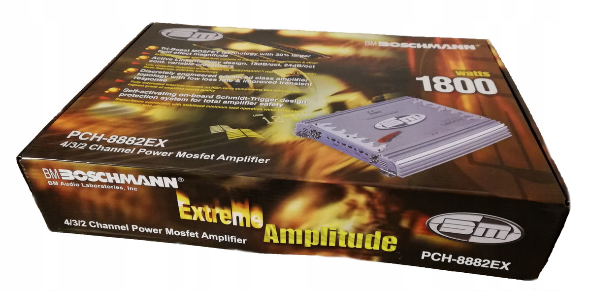 4-channel car amplifier Boschmann PCH-8882 Manufacturer code 037747