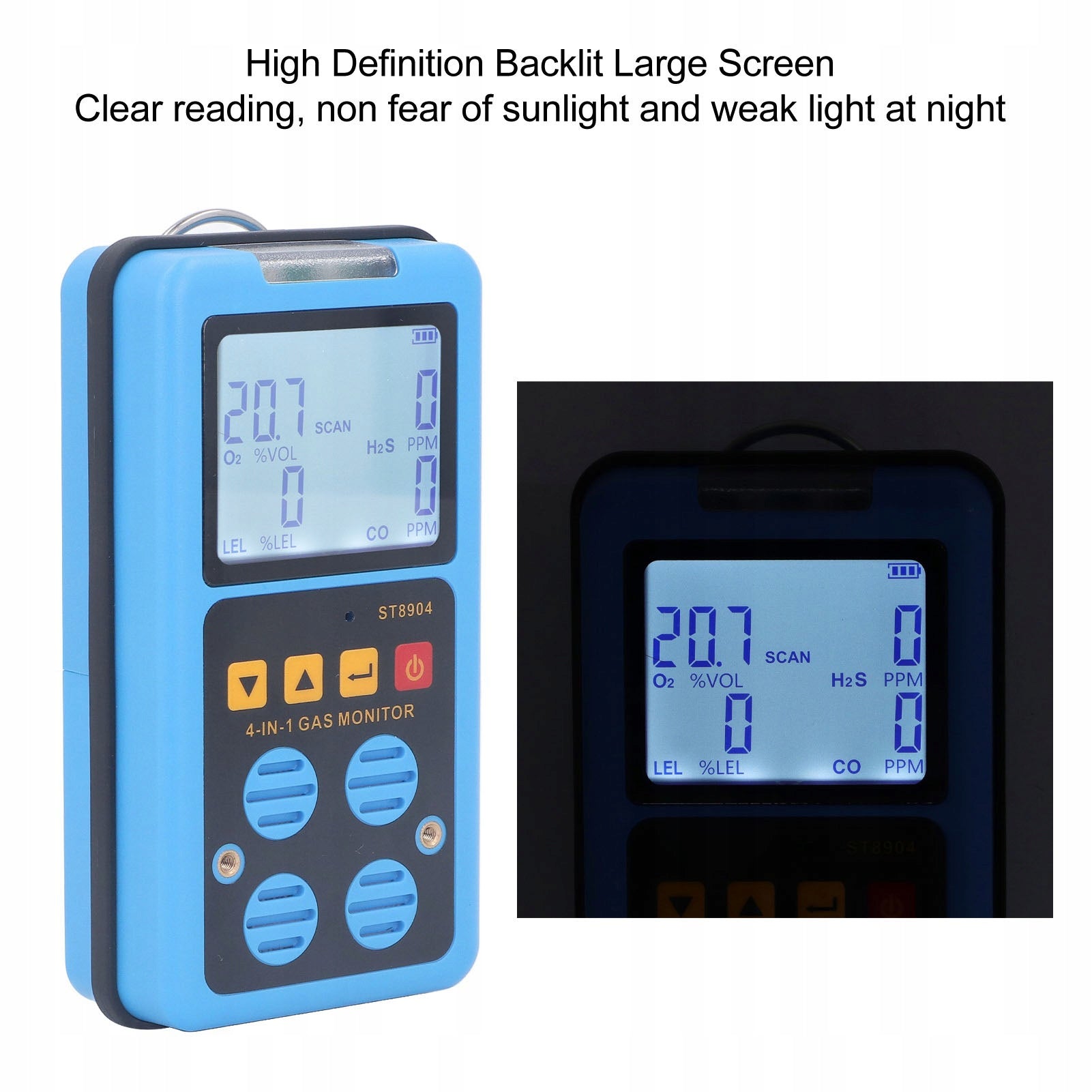 4 in 1 CO H2S O2 LEL Gas Monitor Accurate Measurement EAN (GTIN) 4894220041983