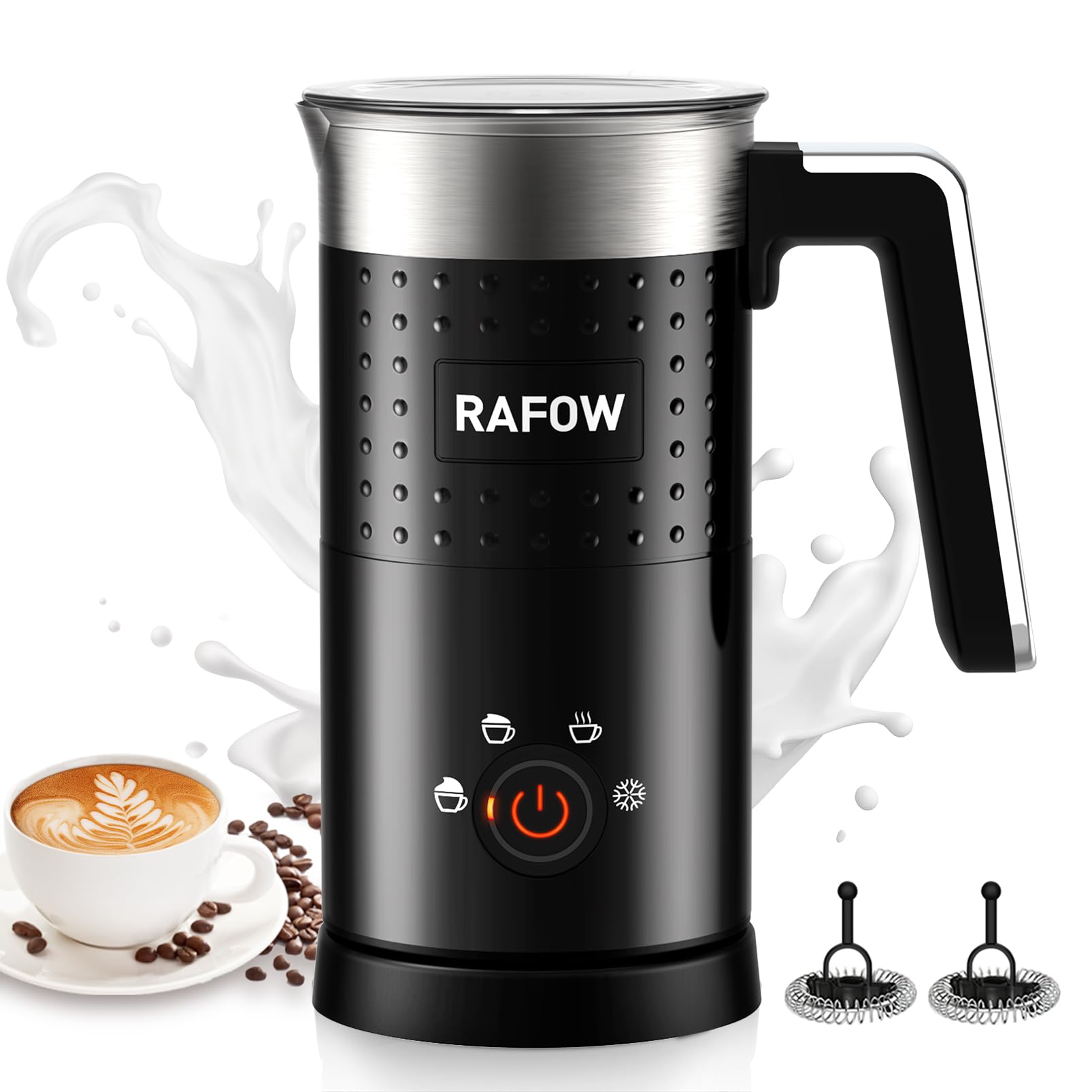 4 in 1 Electric Milk frother Black 300 ML