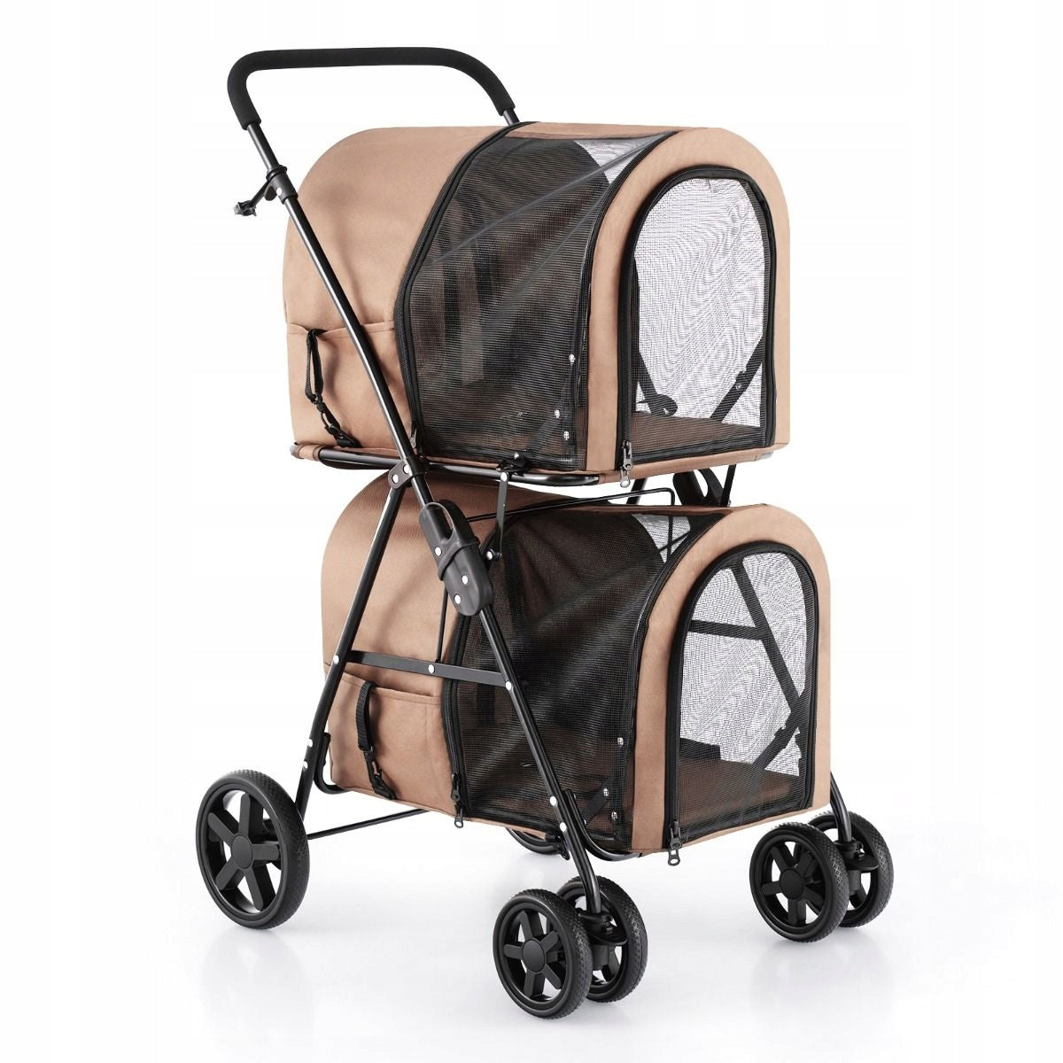 4-in-1 Folding Trolley for Small Animals Transporter