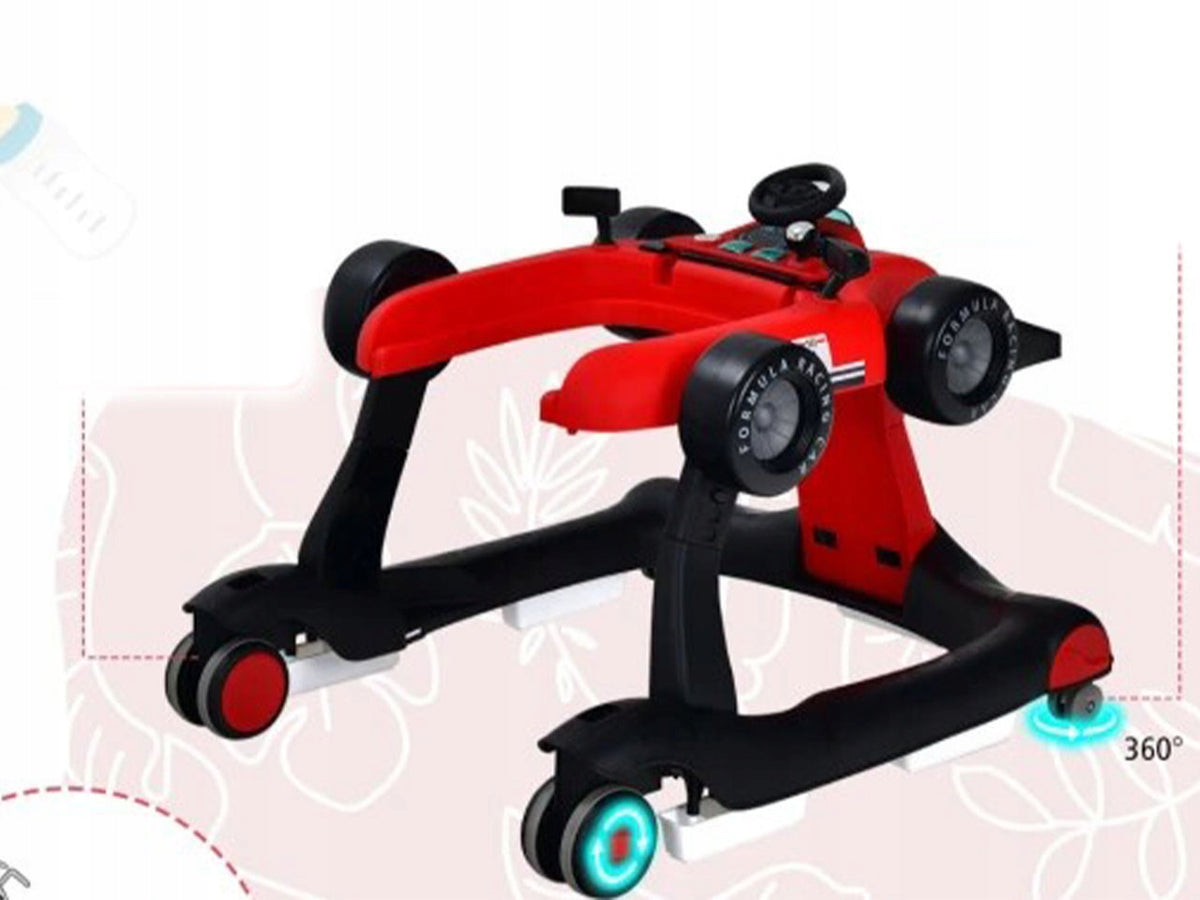 4-in-1 Multi-Functional Baby Walker, Adjustable Height Brand Costway