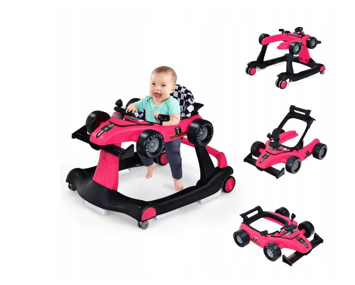 4-in-1 Walker Ride-On with Adjustable Height