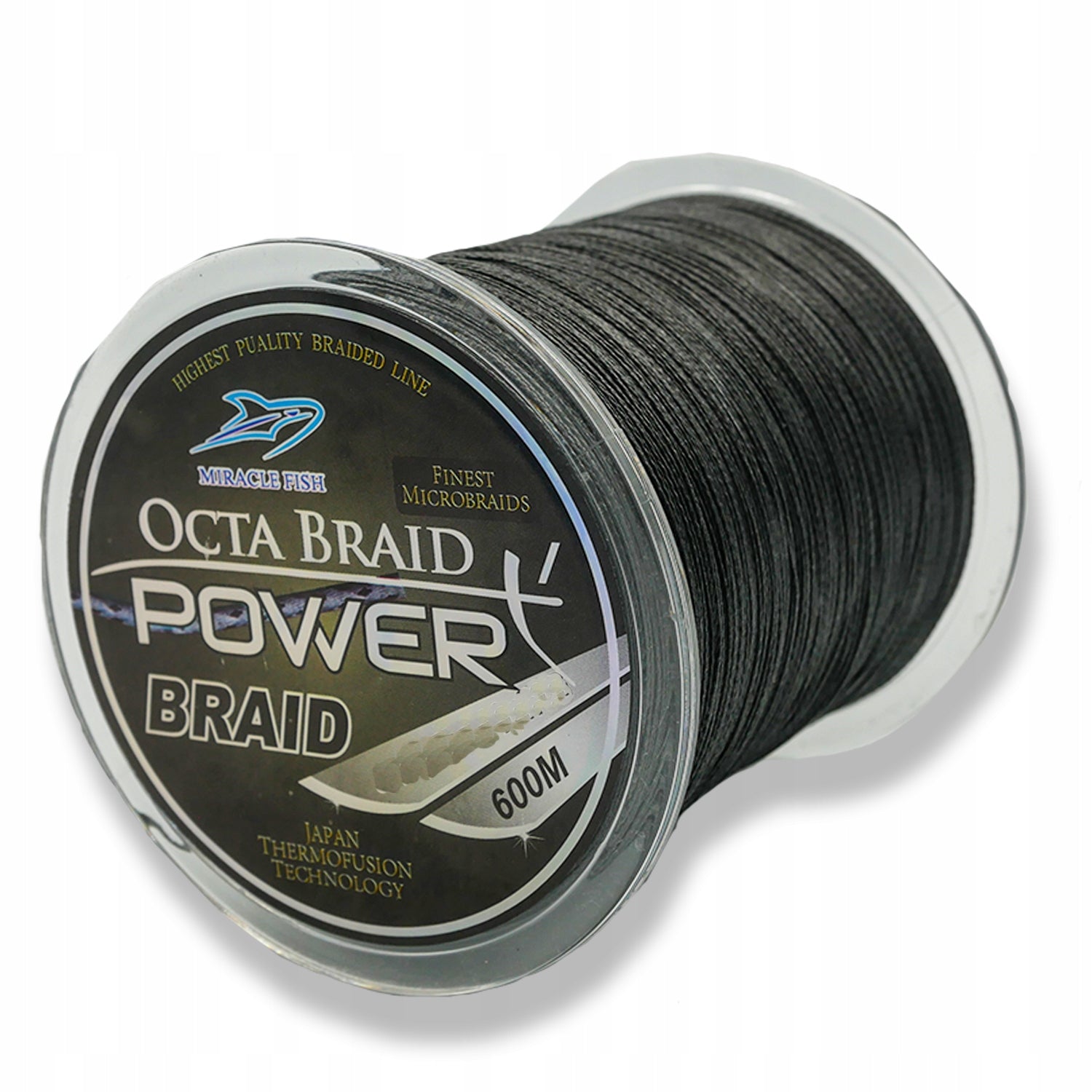 4 strand Sinking Fishing Braid 0,12mm 600M Strength 9,4 kg Packaging status original