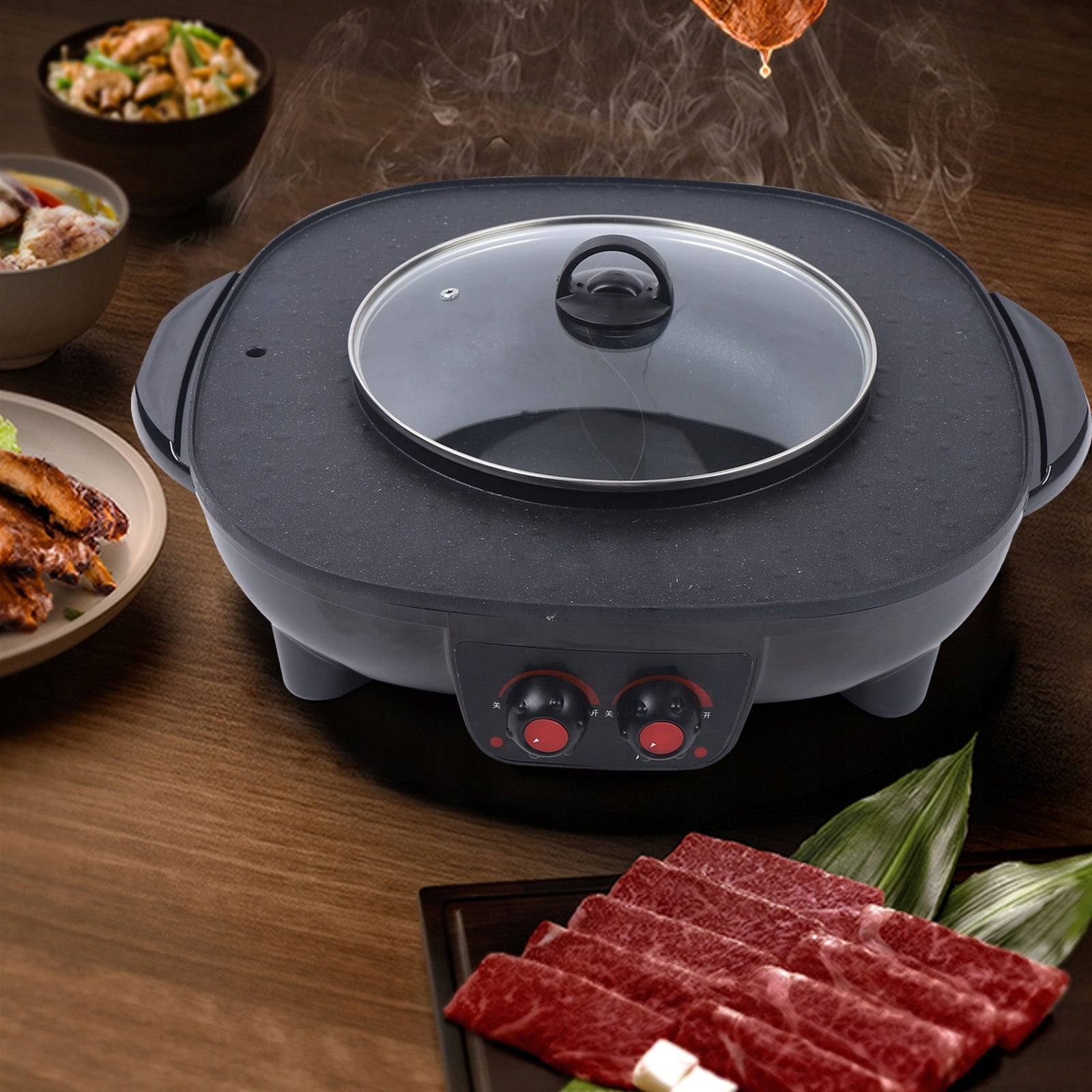 4000W Hot Pot and Barbecue Electric Hot Pot Manufacturer code s285