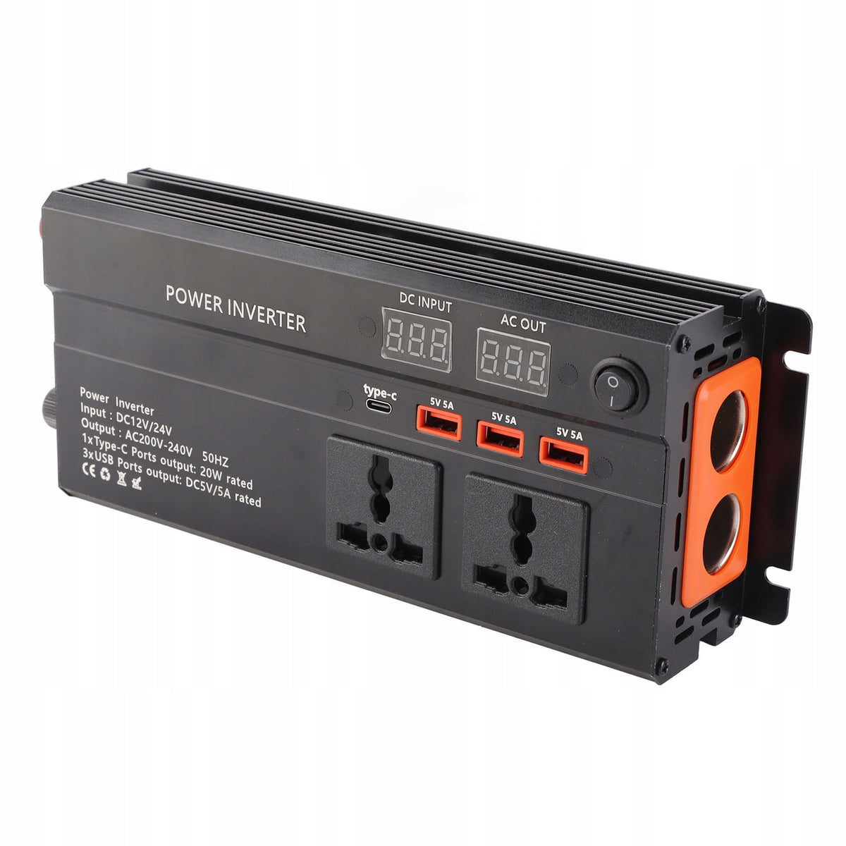 4000W POWER INVERTER MODIFIED SINE WAVE INVERTER WITH LCD VOLTAGE DISPLAY Brand no brand