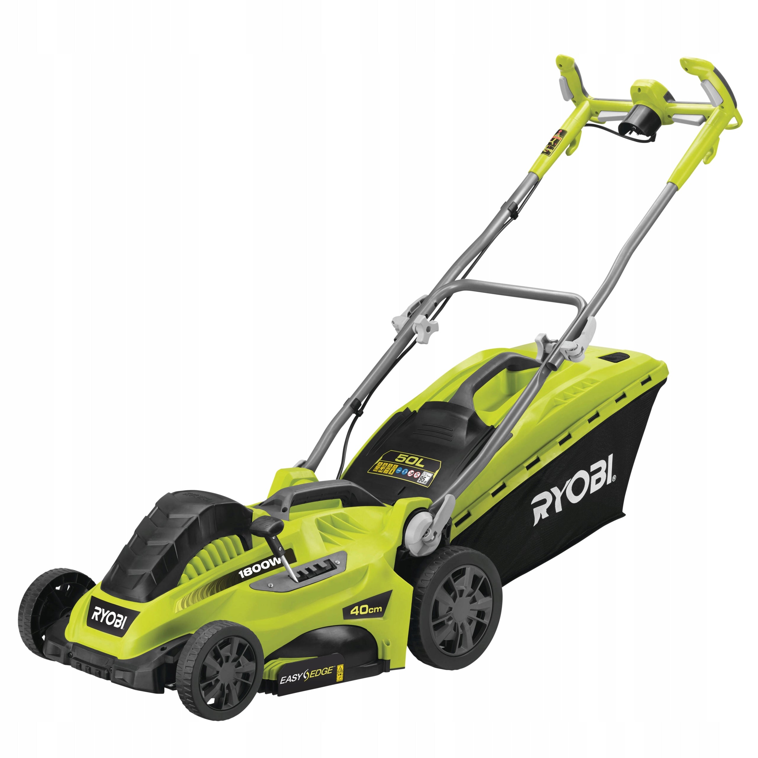 40CM 1800W ELECTRIC LAWN MOWER BASKET 50L RLM18E40H RYOBI Packaging status original