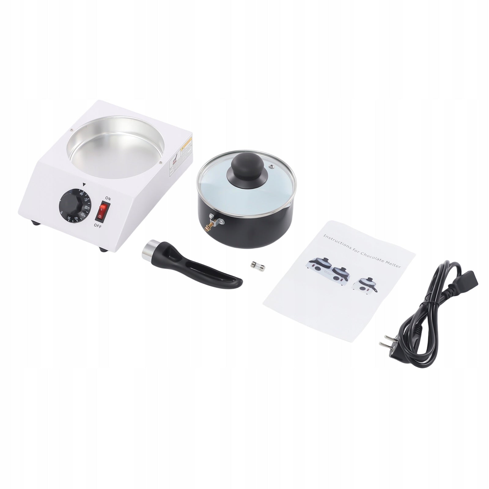 40W ELECTRIC CHOCOLATE MELTING POT, NON STICK POT CHOCOLATE MELTING FURNACE Packaging status original