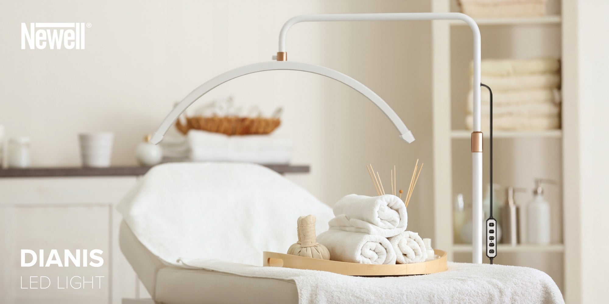 40W LED ARC COSMETIC LAMP FOR EYELASH EXTENSION MAKEUP 3000 -7000K Brand Newell