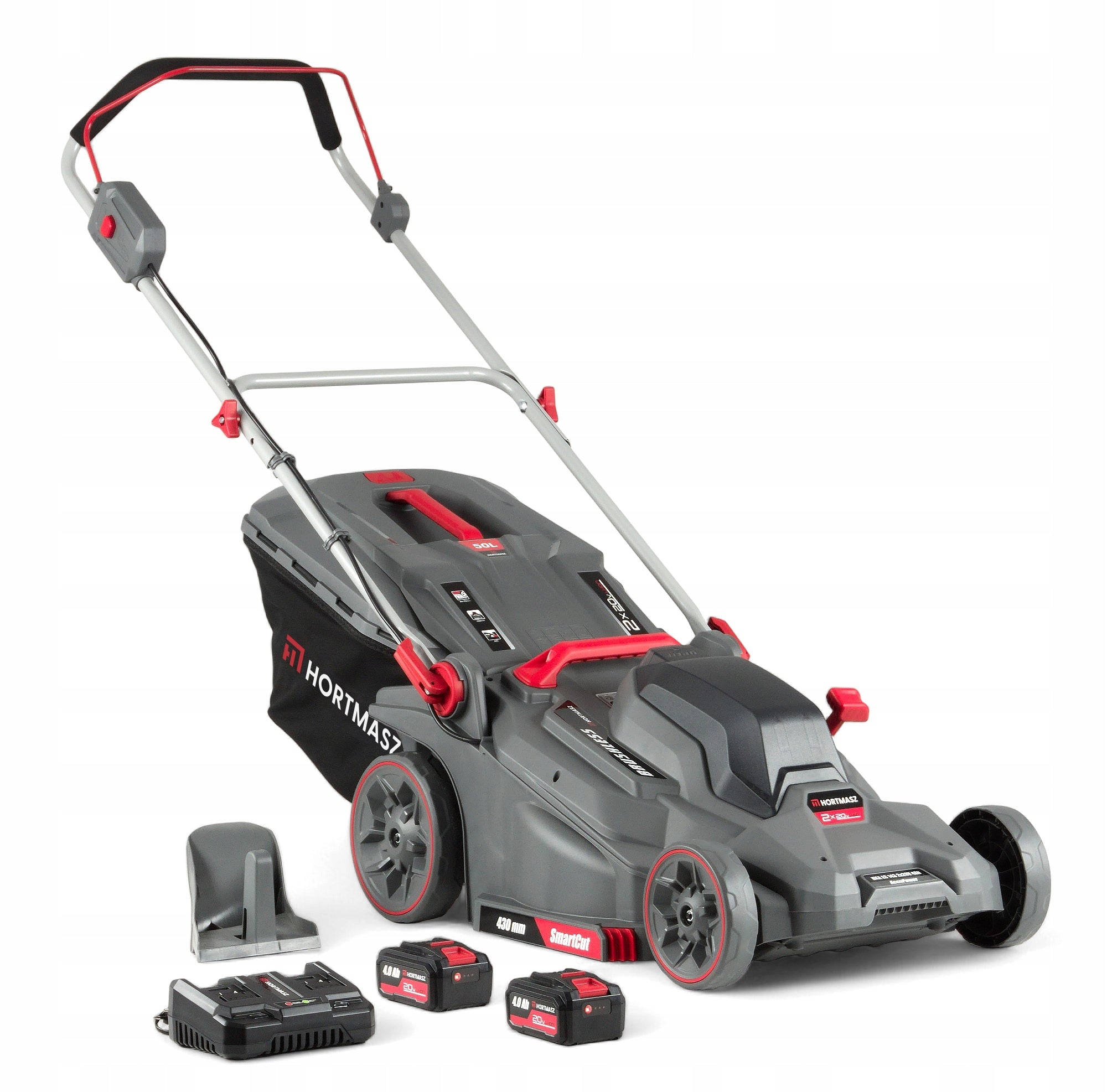 43 cm cordless mower with powerful 40V induction motor + charger