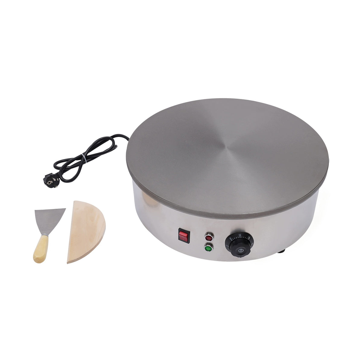 45cm Electric Crepe Maker 3KW Griddle Restaurant Cafeteria School