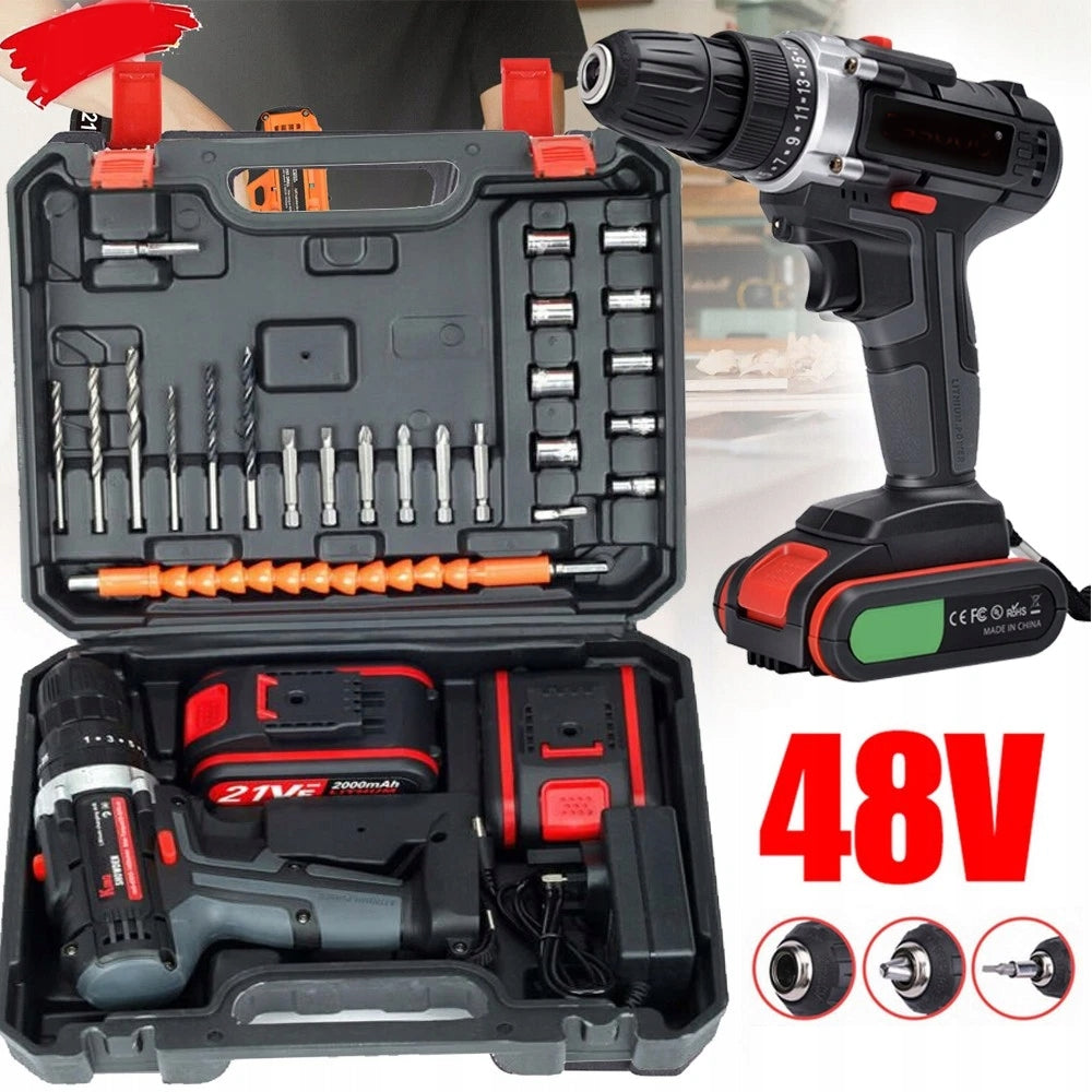 48V LITHIUM IONIC IMPACT DRIVER CORDLESS KIT Packaging status original