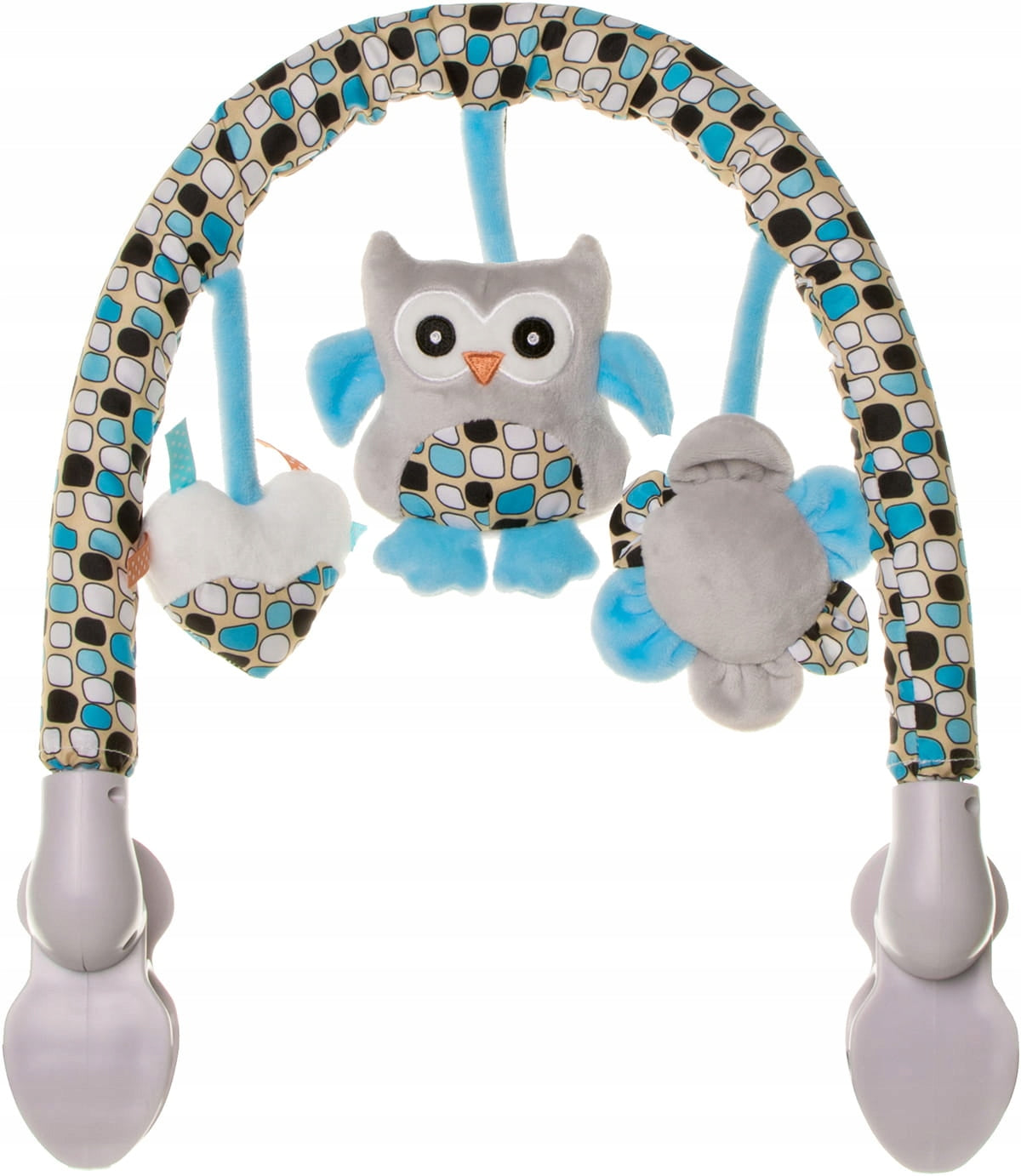 4Baby plush headband for stroller, crib, owl squeaker