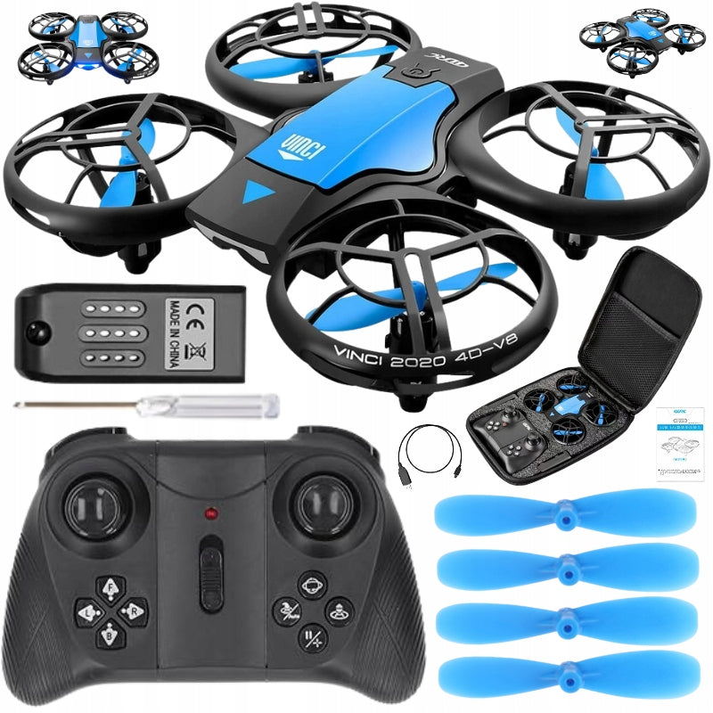 4D-V8 GLOWING DRONE SET FOR KIDS Ideal For Learning Durable LED Mini Packaging status original