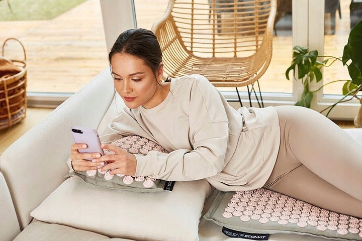 4FIZJO ECO Acupressure MAT with buckwheat scales and coconut + PILLOW + BAG Brand 4FIZJO