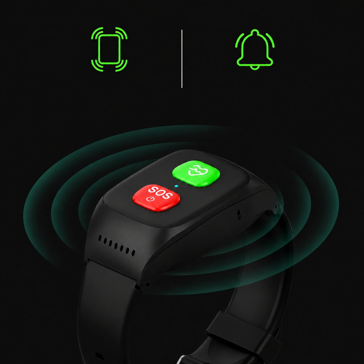 4G GPS Senior Safety Watch with SOS, Drops and Pulse Model 4058812921798