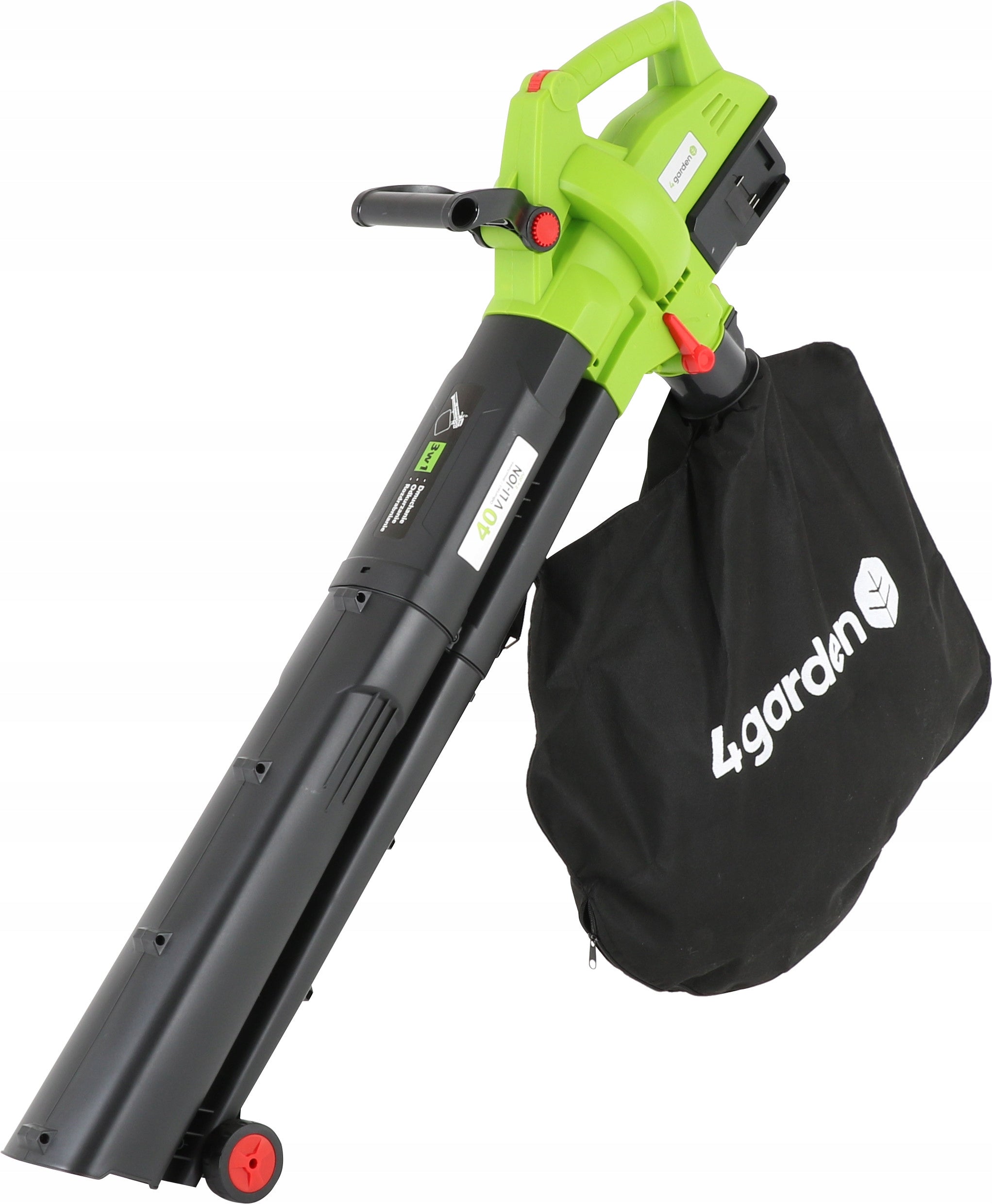 4Garden Cordless Leaf Vacuum Cleaner/Blower with Shredding