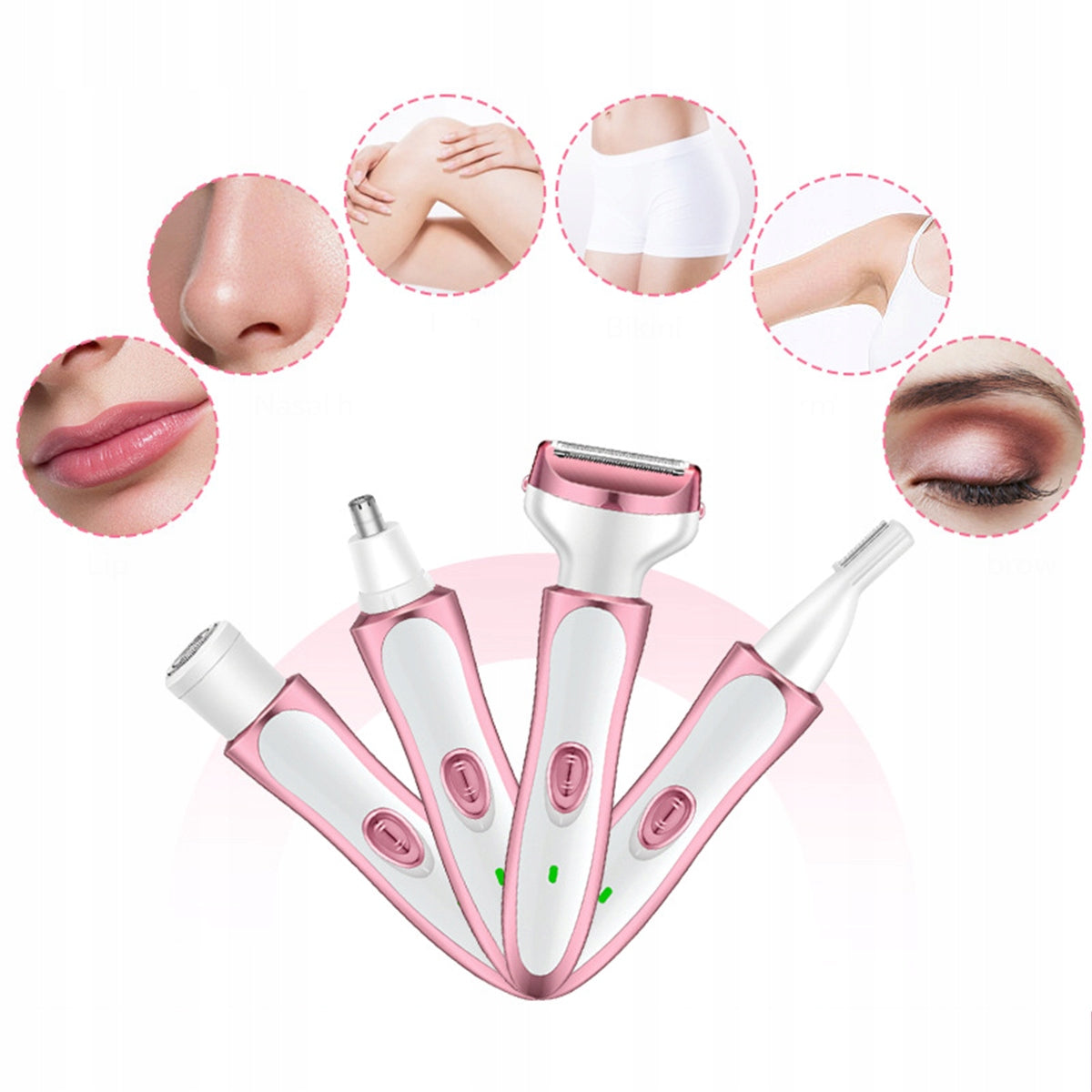 4IN 1 BIKINI TRIMMER FOR WOMEN, ELECTRIC INTIMATE SHAVER Brand no brand