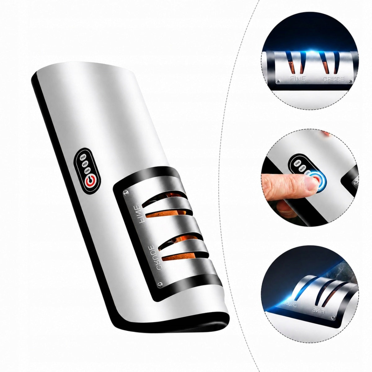 4IN1 ELECTRIC DIAMOND KNIFE SHARPENER FAST KITCHEN SHARPENER Packaging status original