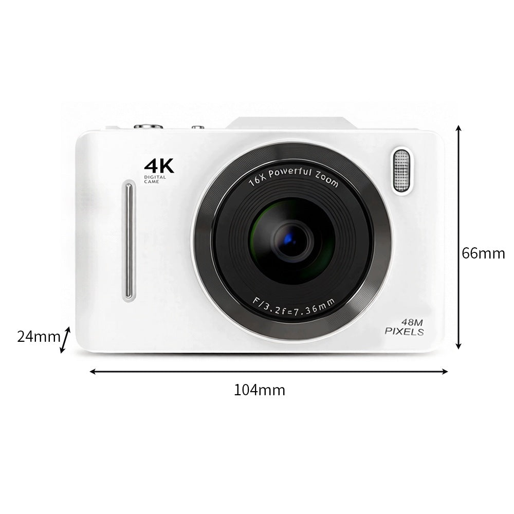4K 48MP DIGITAL CAMERA MACRO ZOOM MODE 16X LIGHTWEIGHT COMPACT WITH 32GB CARD Brand no brand