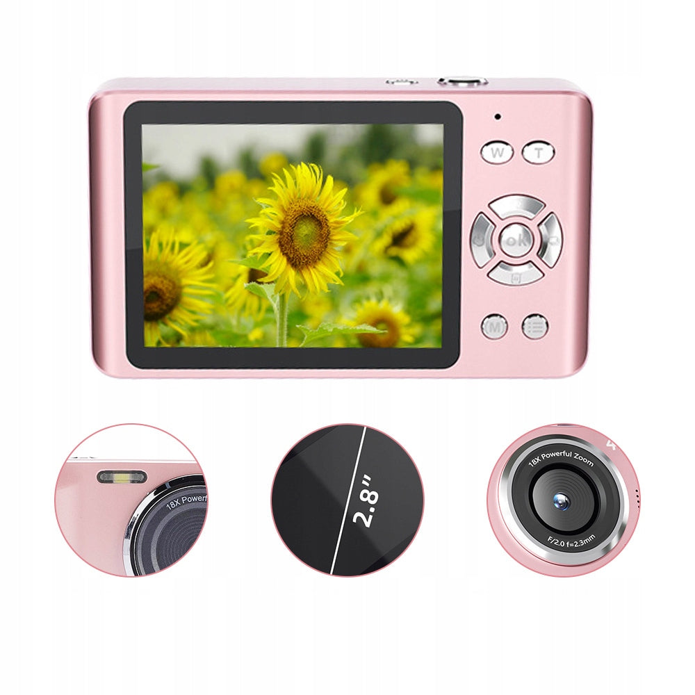 4K 64MP DIGITAL CAMERA WITH IPS SCREEN FOR KIDS WITH 18X ZOOM