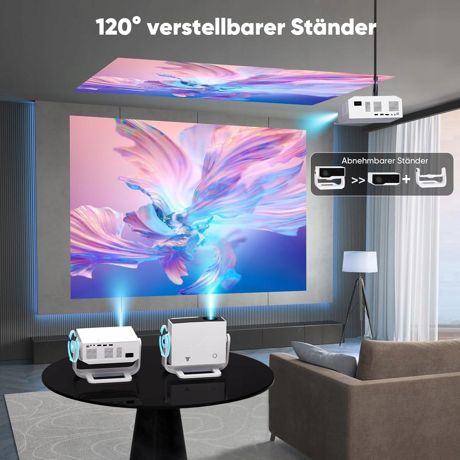 4K Android 11 WIFI 6 Bluetooth 400ANSI Full HD Smart LED Projector Manufacturer code 3452432