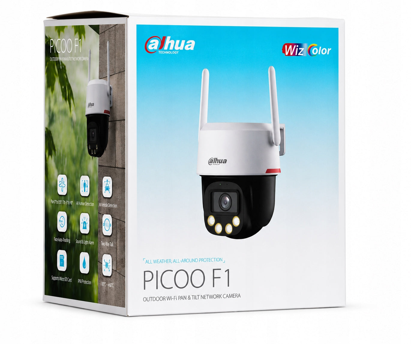 4K DAHUA 8MP FULL COLOR WIZCOLOR AI IP66 P8F-PV-PRO Model P8F-PV