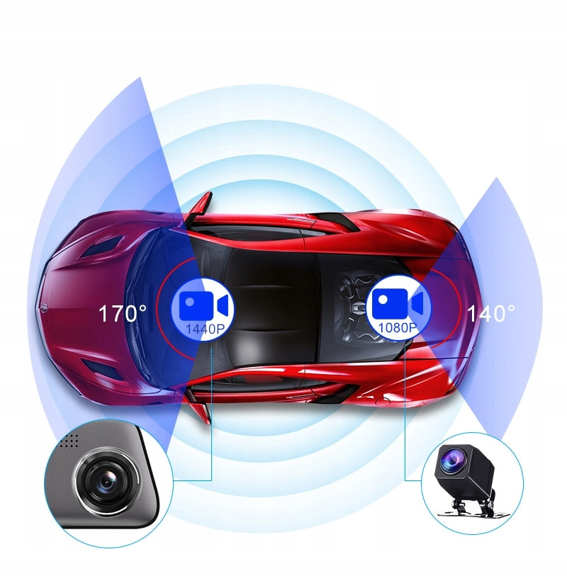 4K DVR Mirror WiFi GPS Reversing Camera EAN (GTIN) 5904054135389