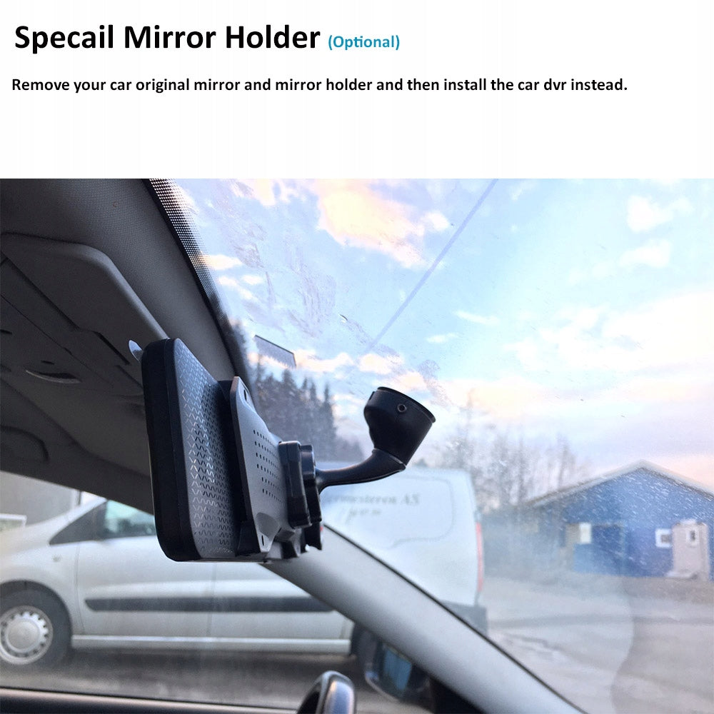 4K DVR Mirror WiFi GPS Reversing Camera Viewing angle 170°