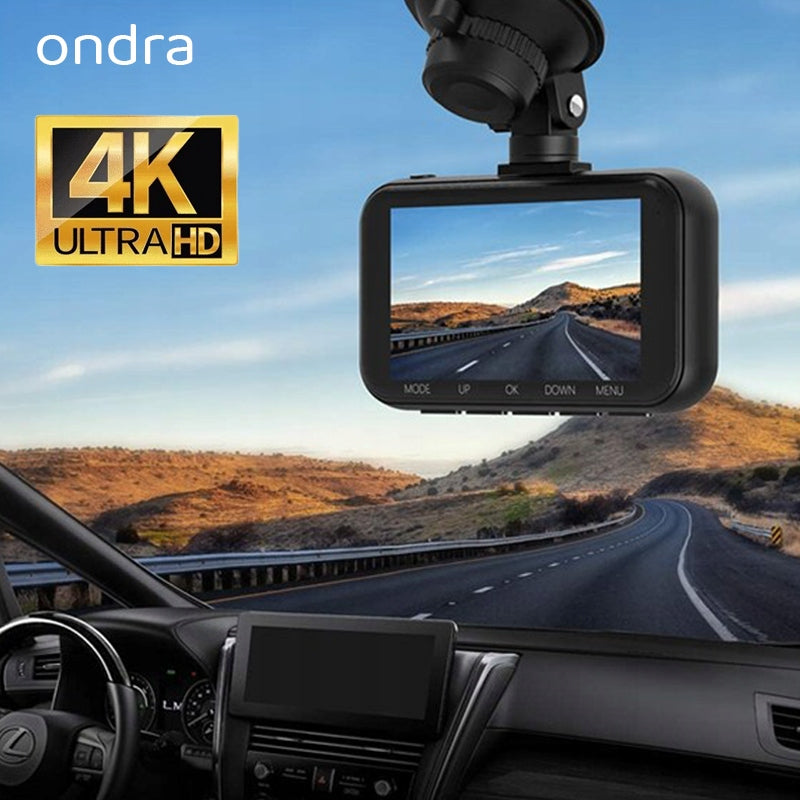 4K VIDEO RECORDER 4K UHD DASH CAM FRONT REAR POLISH GPS MENU Viewing angle 170°