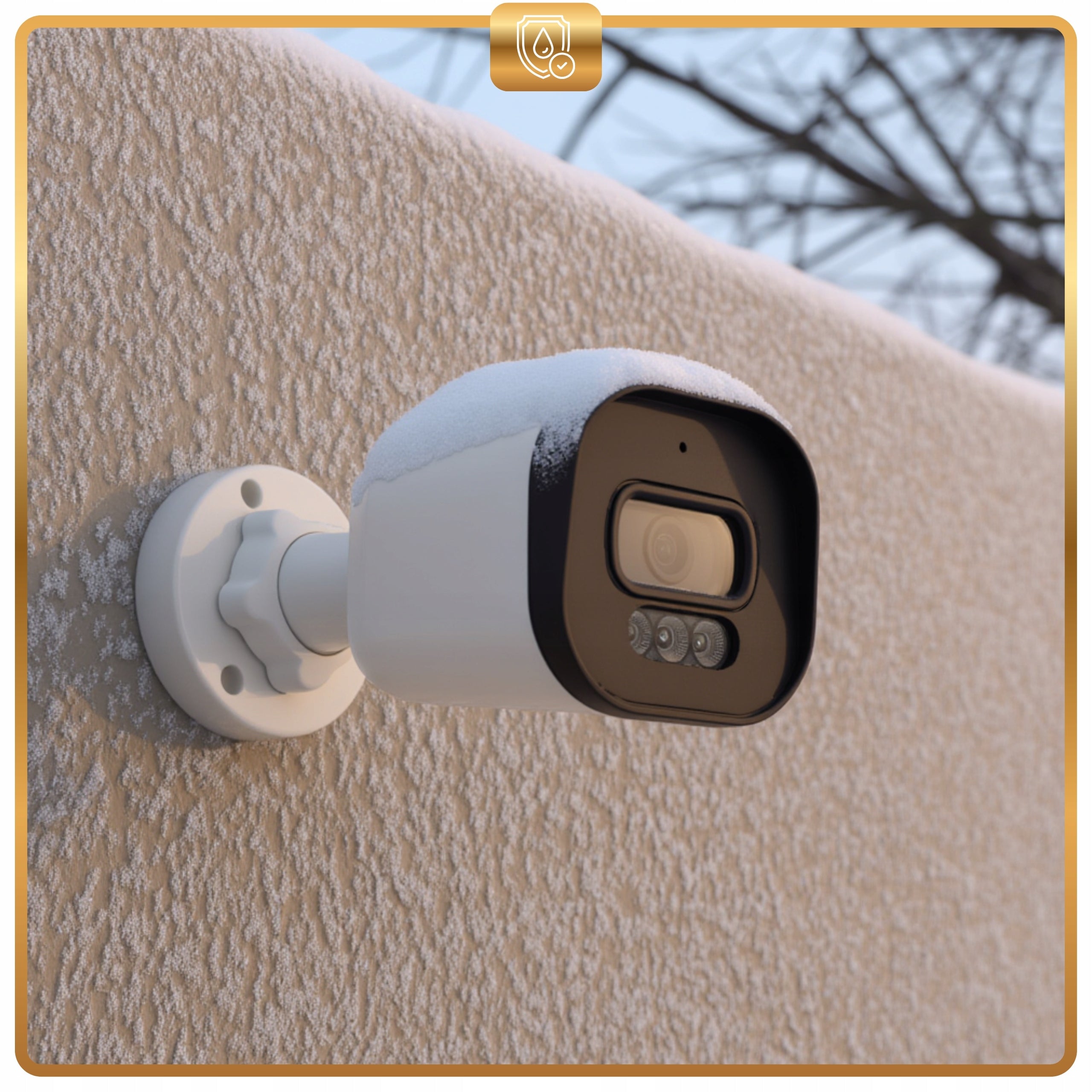 4Mpx ONVIF IP67 IR LED Outdoor PoE IP Camera for DVS Tube Monitoring Kind internal external