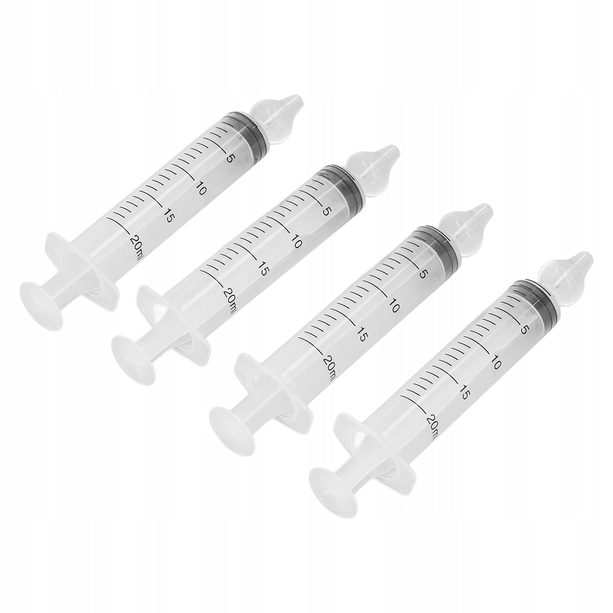 4PCS IRRIGATOR NASAL RINSE SYRINGE 20ML Packaging status original