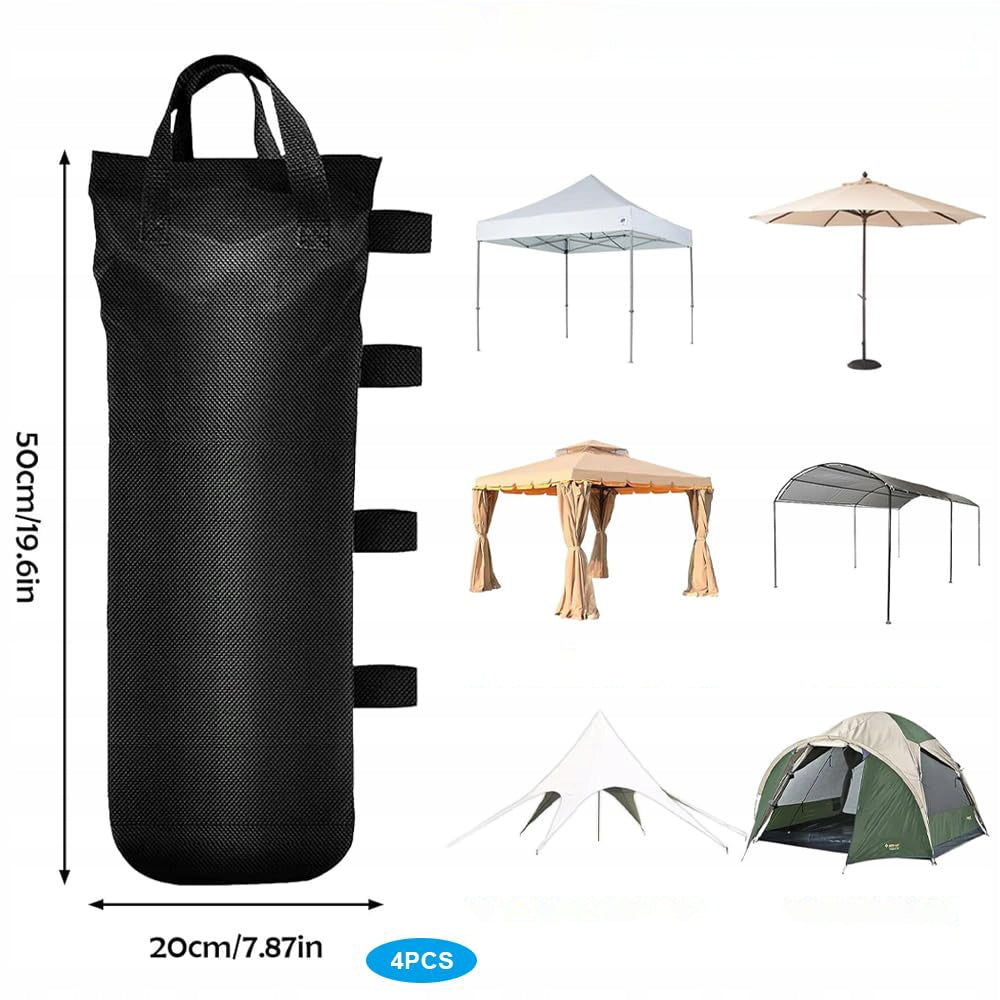 4PCS TENT WEIGHTS BAGS Large Volume FOR GARDEN TENT Packaging status original
