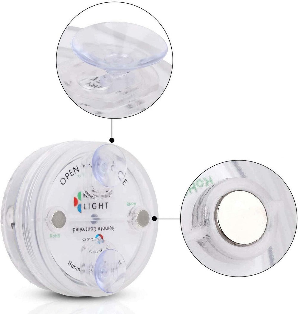 4Pcs POOL LIGHT UNDERWATER LED LIGHTING WATERPROOF WITH REMOTE CONTROL Brand no brand