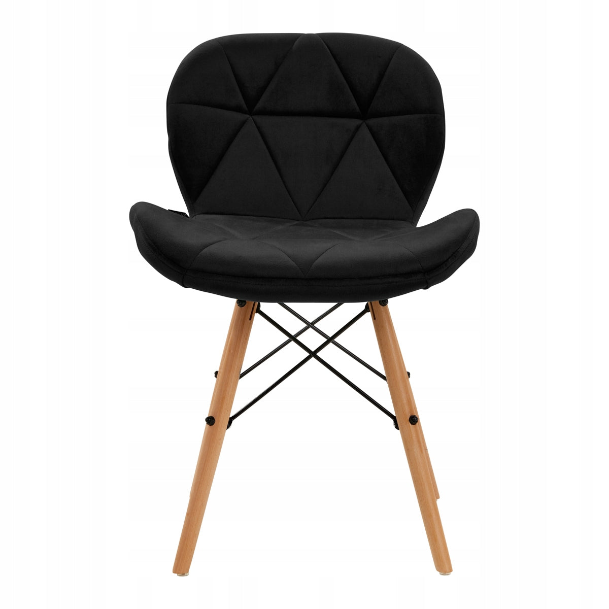 4Rico Scandinavian chair QS-186 velvet black Model 147836