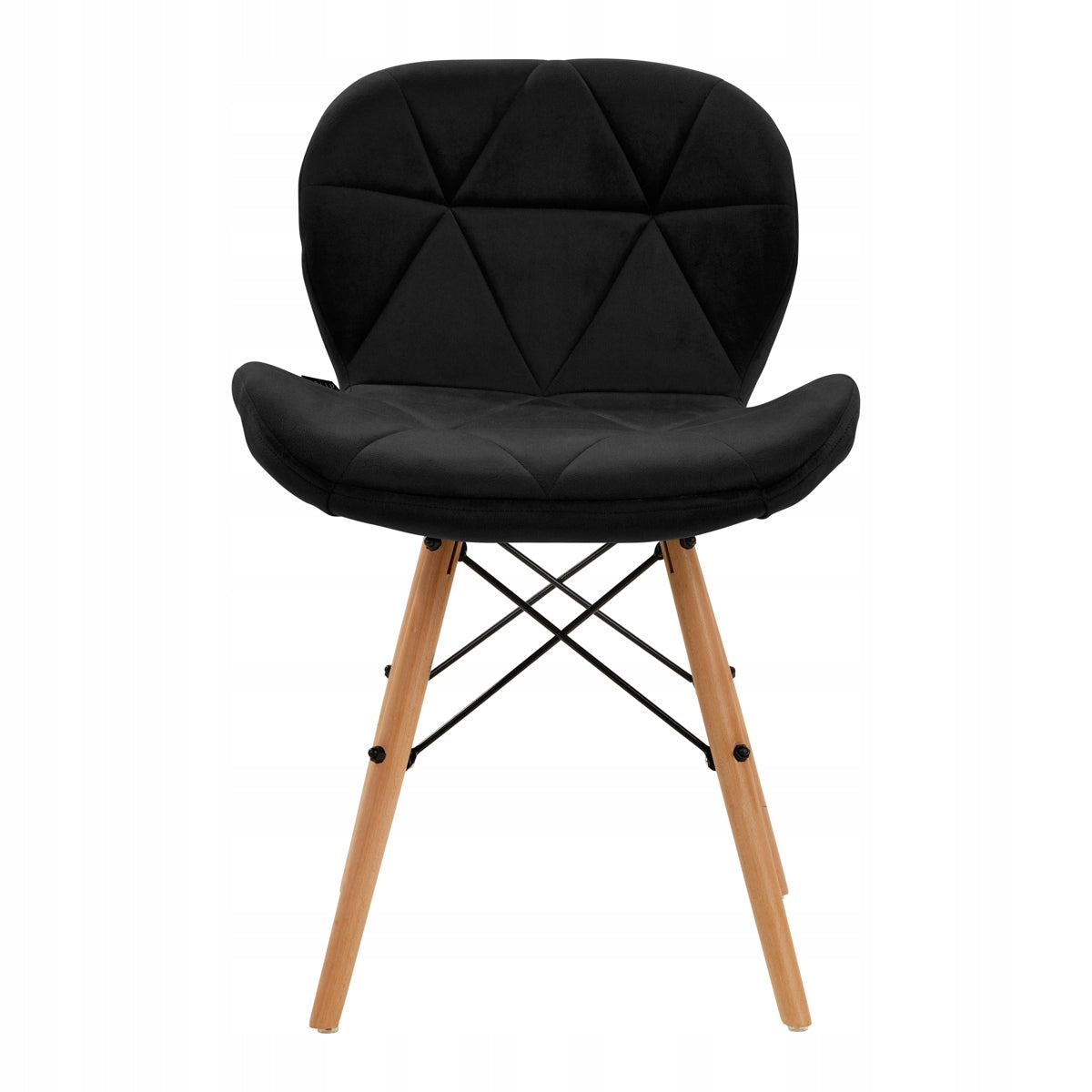 4Rico Scandinavian chair QS-186 velvet black Model 147836