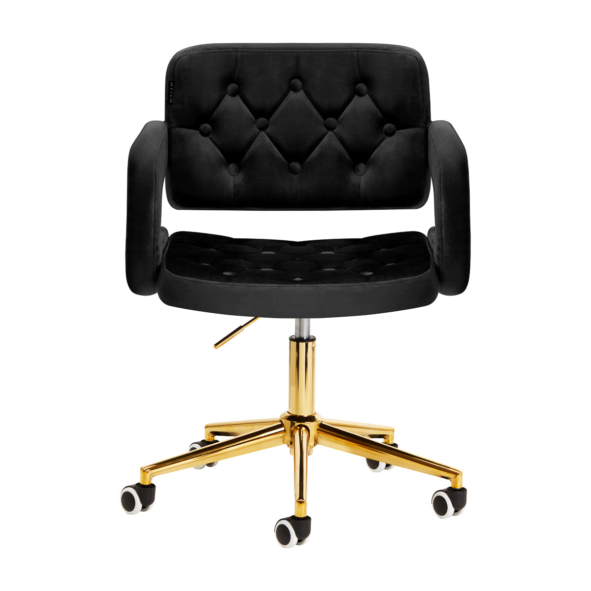 4Rico Swivel chair QS-OF213G velvet black Brand no brand