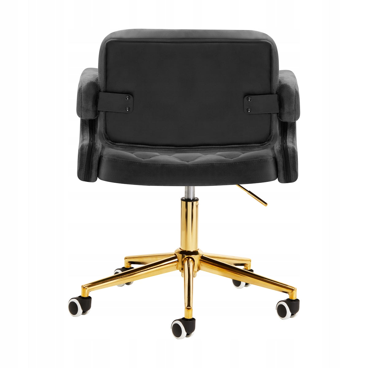 4Rico Swivel chair QS-OF213G velvet grey Model krzesło na kólkach