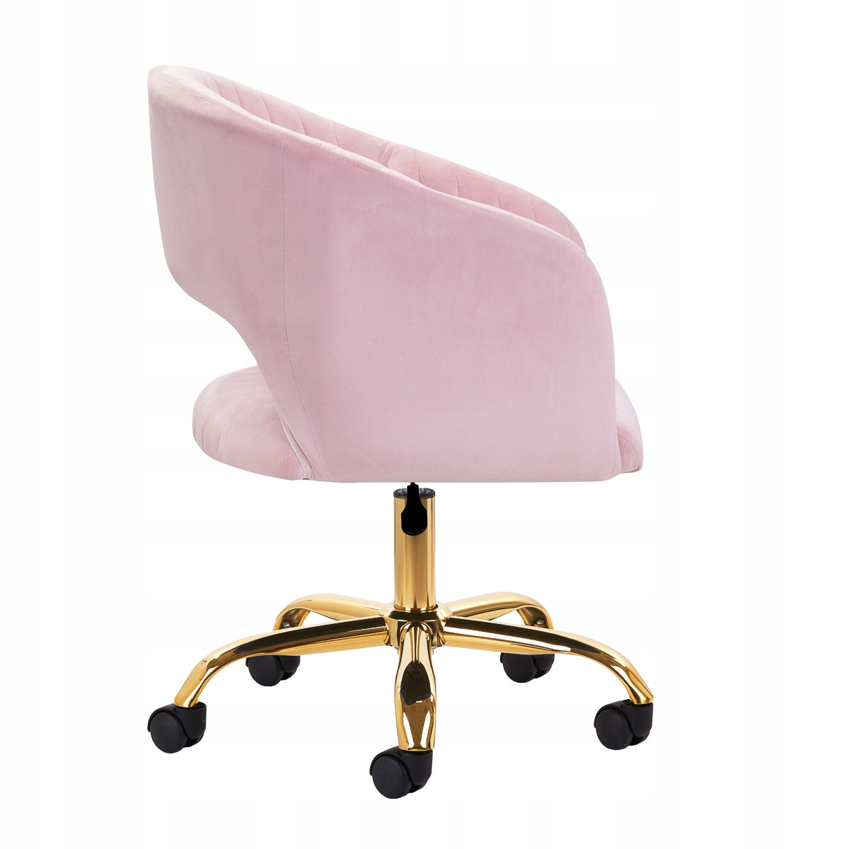 4Rico swivel chair QS-OF212G velvet pink Model 4RICO