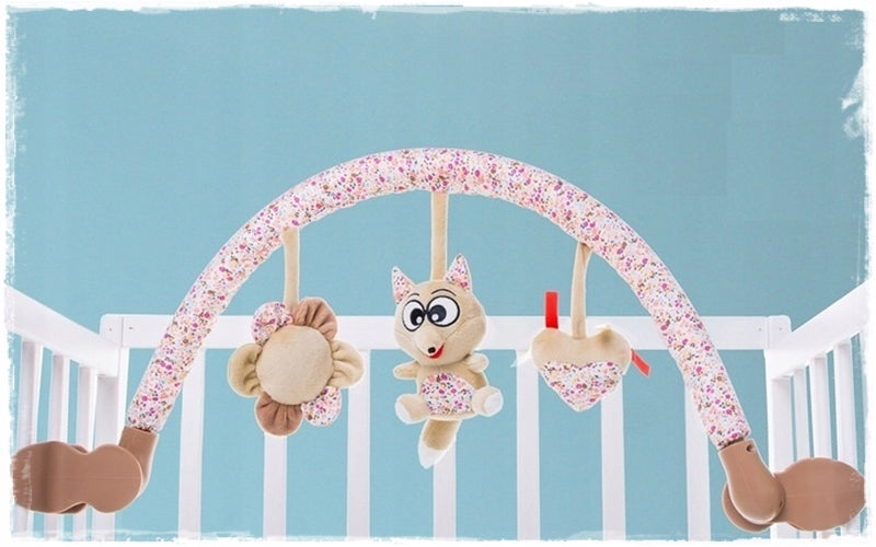 4baby Headband for stroller, crib, lounger - beige Plush Headband Manufacturer code FOX F12