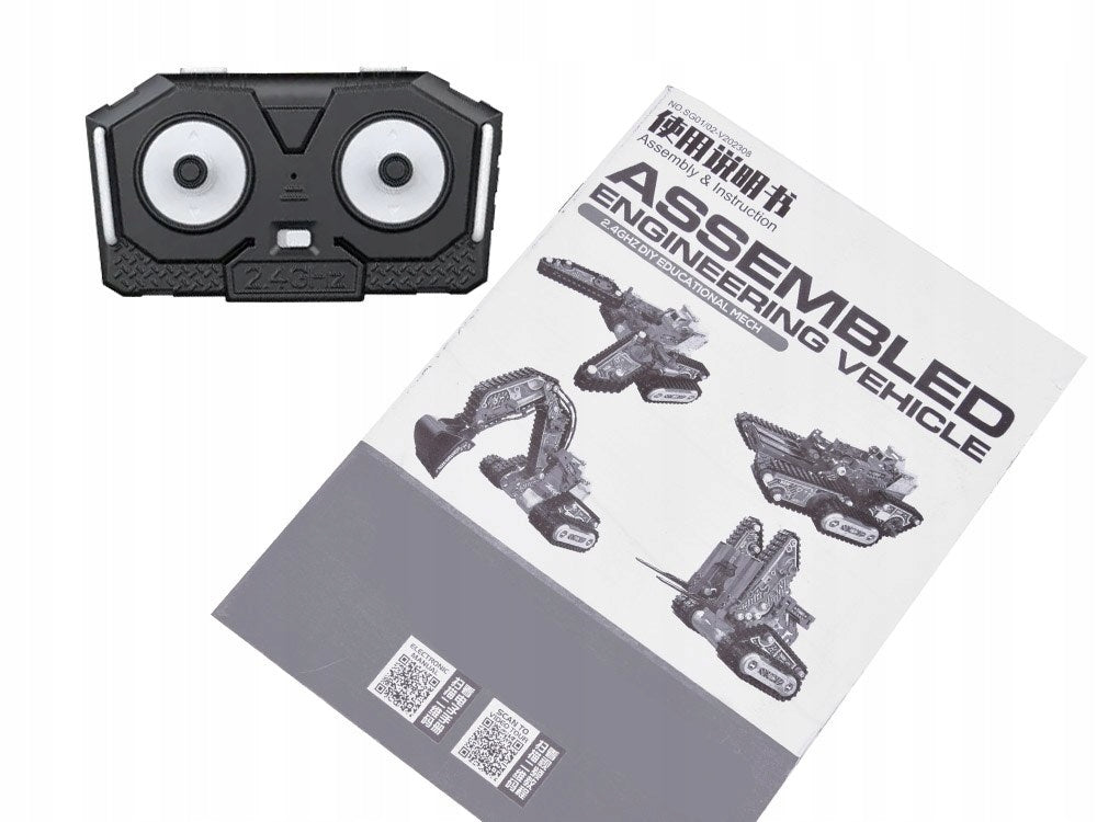 4in1 Folding Kit Construction Machinery Remote Controlled 176-ele RC0665 Brand Jokomisiada