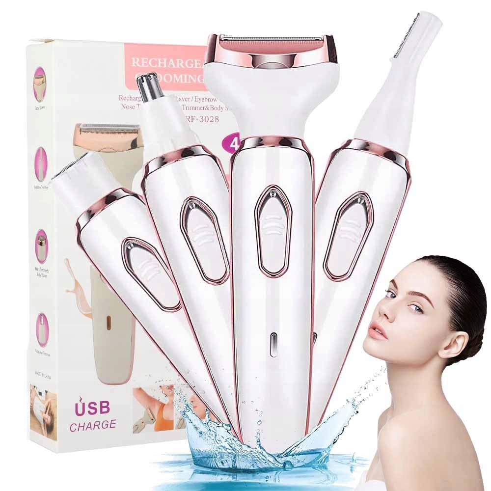 4in1 TRIMMER BIKINI EPILATOR WOMEN'S BODY FACE SHAVER Medical device no