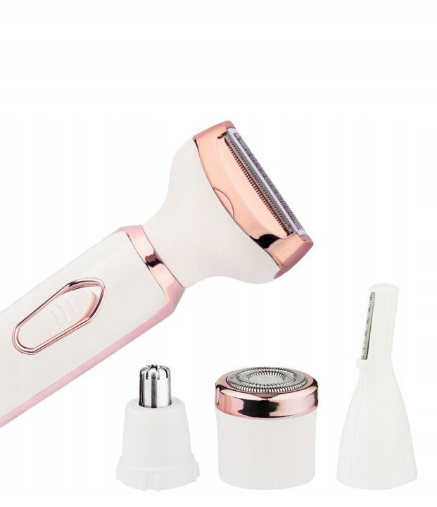 4in1 Women's Shaver, Epilator Trimmer, USB, Waterproof, Bikini/Legs/Pach Brand no brand