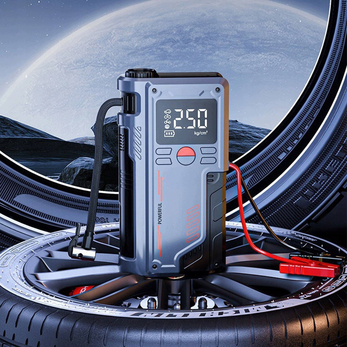4w1 1000A Jump Starter With Compressor Booster Starter Device 20000mAh Brand no brand