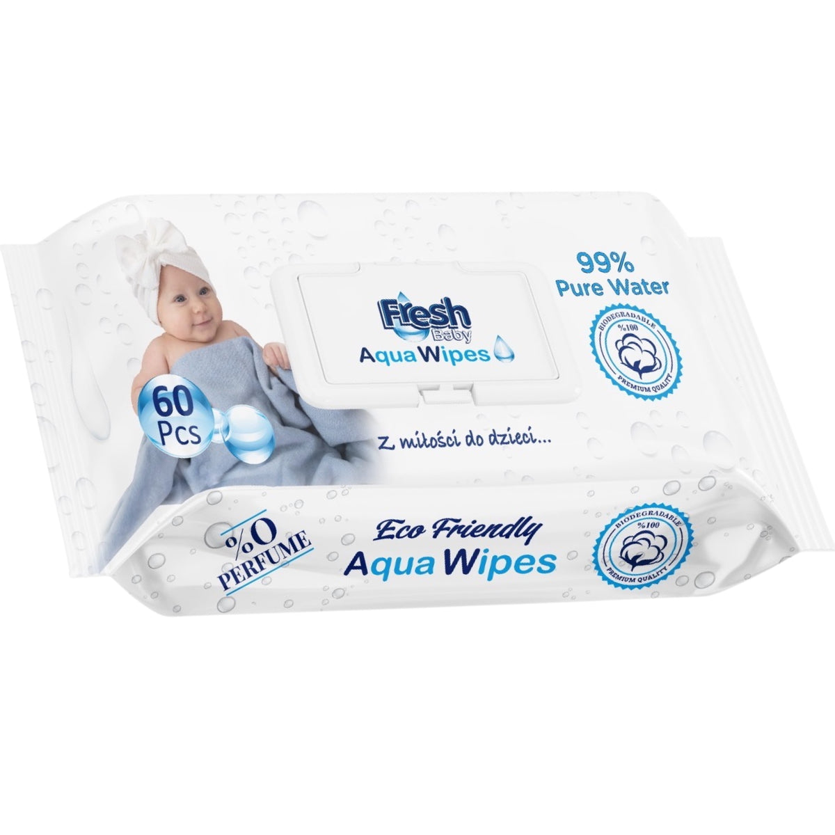 4x AQUAWIPES WET WIPES FOR KIDS AQUA WIPES WET 99% WATER 4PACK Manufacturer code 8682665880177